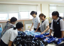 中学・浴衣手縫い