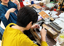 シルバーストラップ作り
