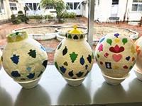 ランプシェード作り
