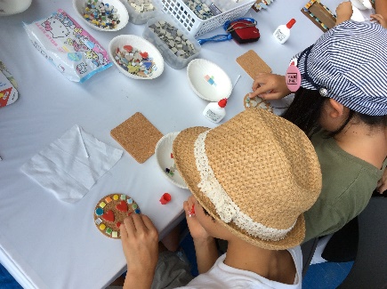 コースター作り【富山県インテリア事業協同組合技能士会】