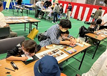 銅板レリーフづくり【富山県建築板金技能士会】