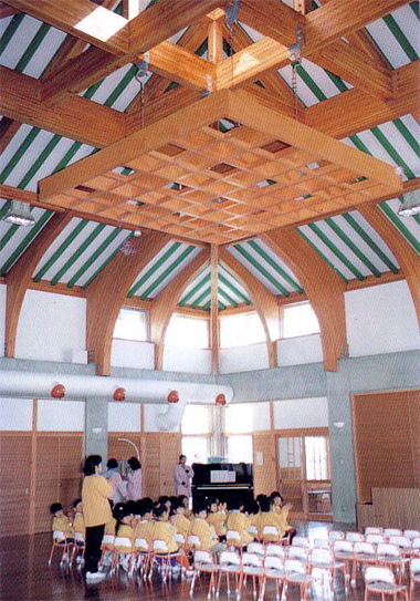 大断面集成材使用建造物
